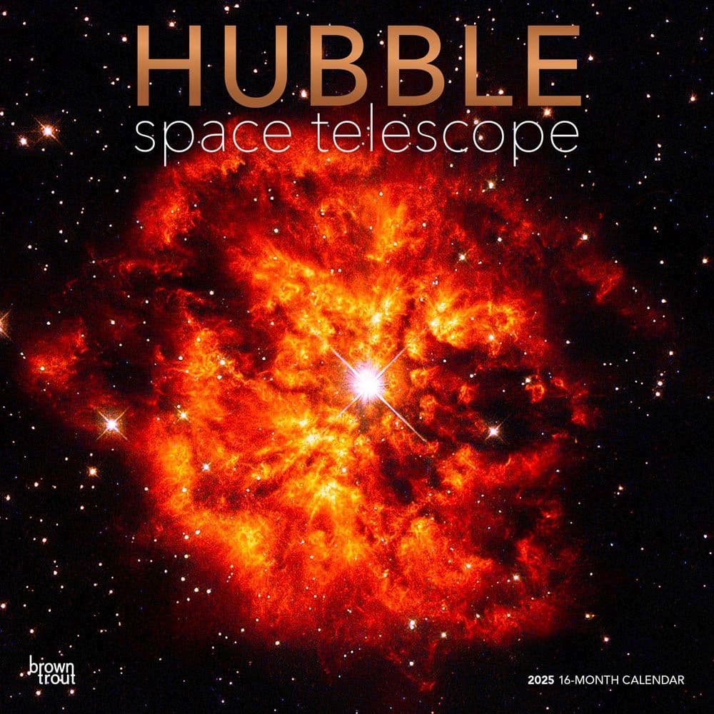 Hubble Space Telescope 2025 Wall Calendar  Main Image