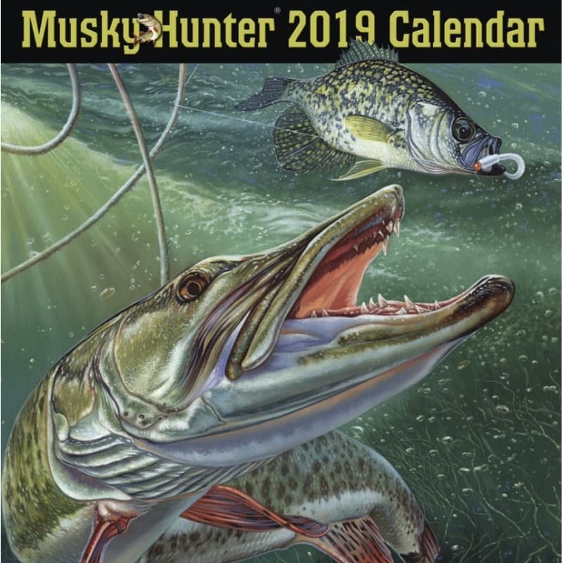 Musky Hunter Wall Calendar