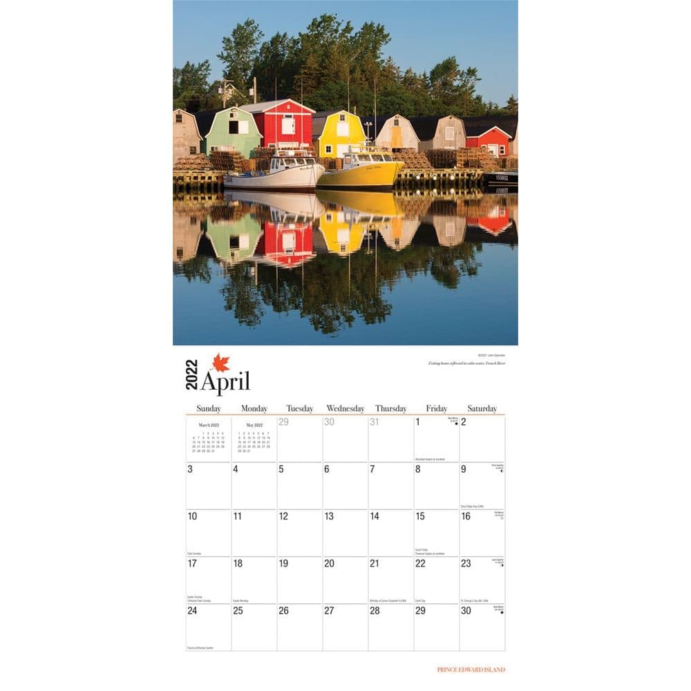 Prince Edward Island 2022 Wall Calendar - Calendars.com