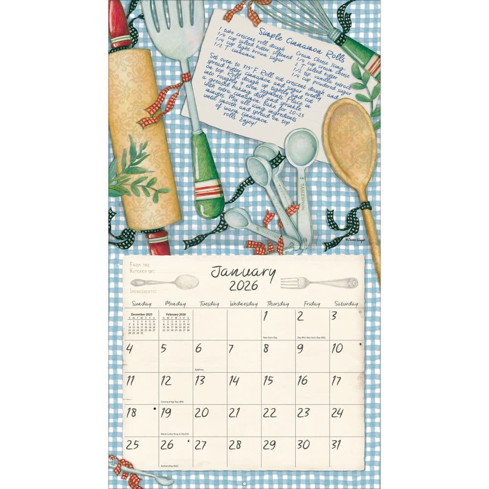 American Kitchen 2026 Wall Calendar by Susan Winget_ALT1