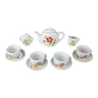 image Flower Porcelain Tea Set 12 Piece Third Alternate Image