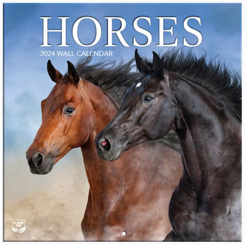 Horses Photo 2024 Mini Wall Calendar