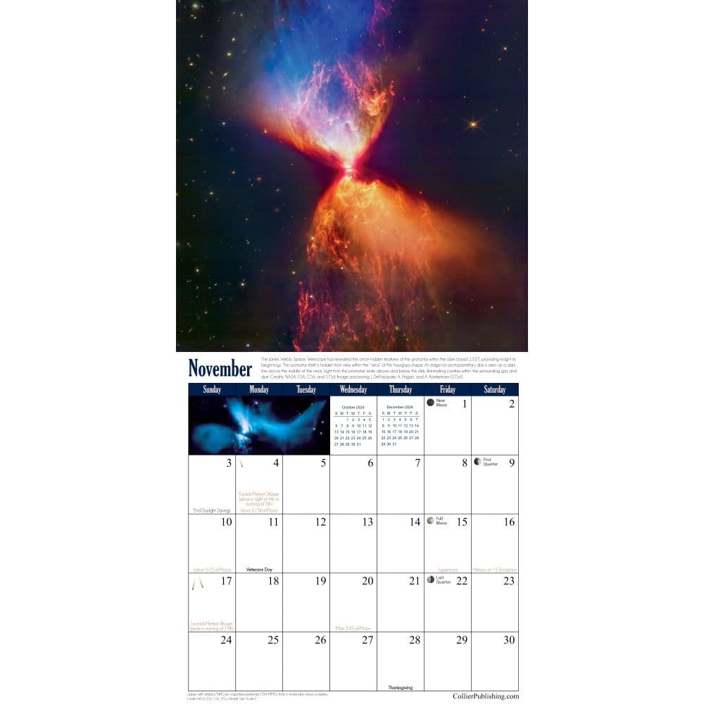 James Webb Telescope 2024 Wall Calendar