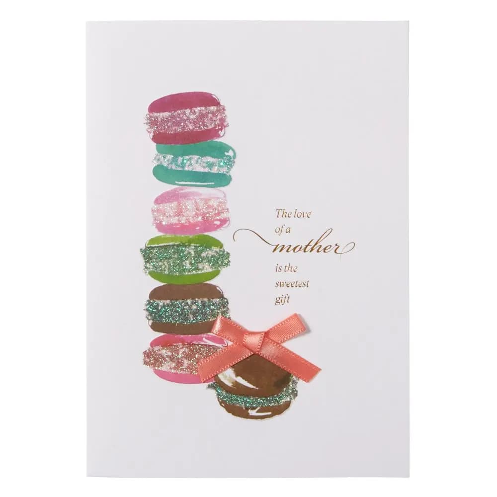Macaroons Mother&#39;s Day Card front