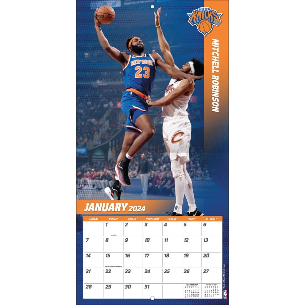 New York Knicks 2024 Wall Calendar