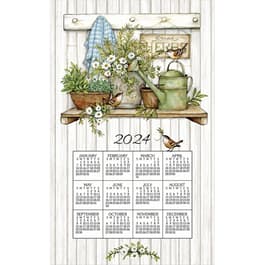 Fresh Herbs Tea 2024 Calendar Towel