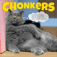 image Chonkers 2026 Wall Calendar Main Image
