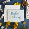 image Clothesline Boy New Baby Card lifestyle