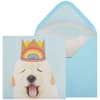 image Puppy in Rainbow Crown Birthday Card Main Product Image width=&quot;1000&quot; height=&quot;1000&quot;