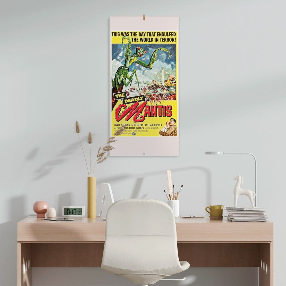 Retro Sci Fi Film Posters 2026 Wall Calendar Third Alternate Image