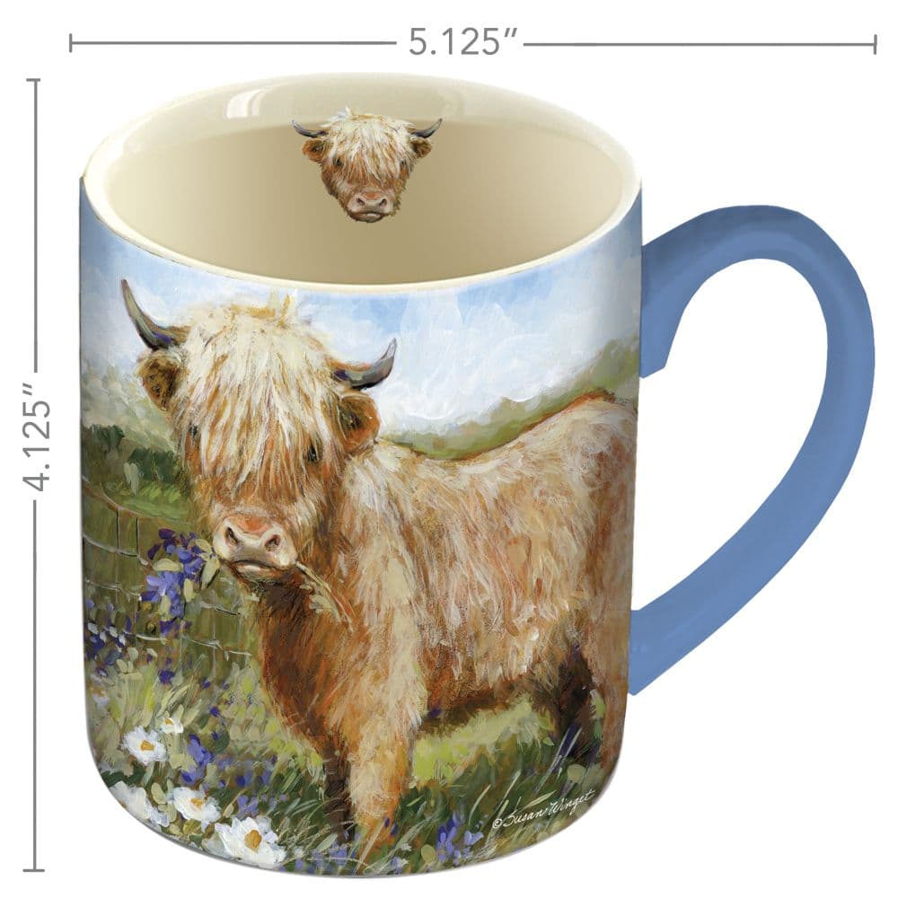 Highland Cow Coffee Mug Fourth Alternate Image