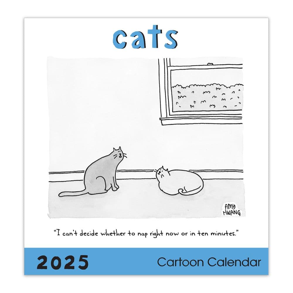 Cats Cartoon 2025 Wall Calendar Main Product Image width=&quot;1000&quot; height=&quot;1000&quot;