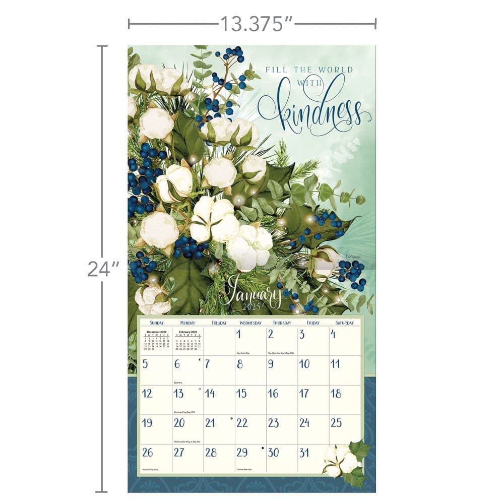 Abundant Friendship 2025 Wall Calendar by Nicole Tamarin_ALT6