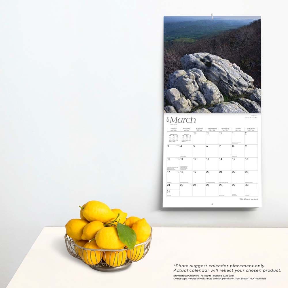 Maryland Wild and Scenic 2024 Wall Calendar Third Alternate Image width=&quot;1000&quot; height=&quot;1000&quot;