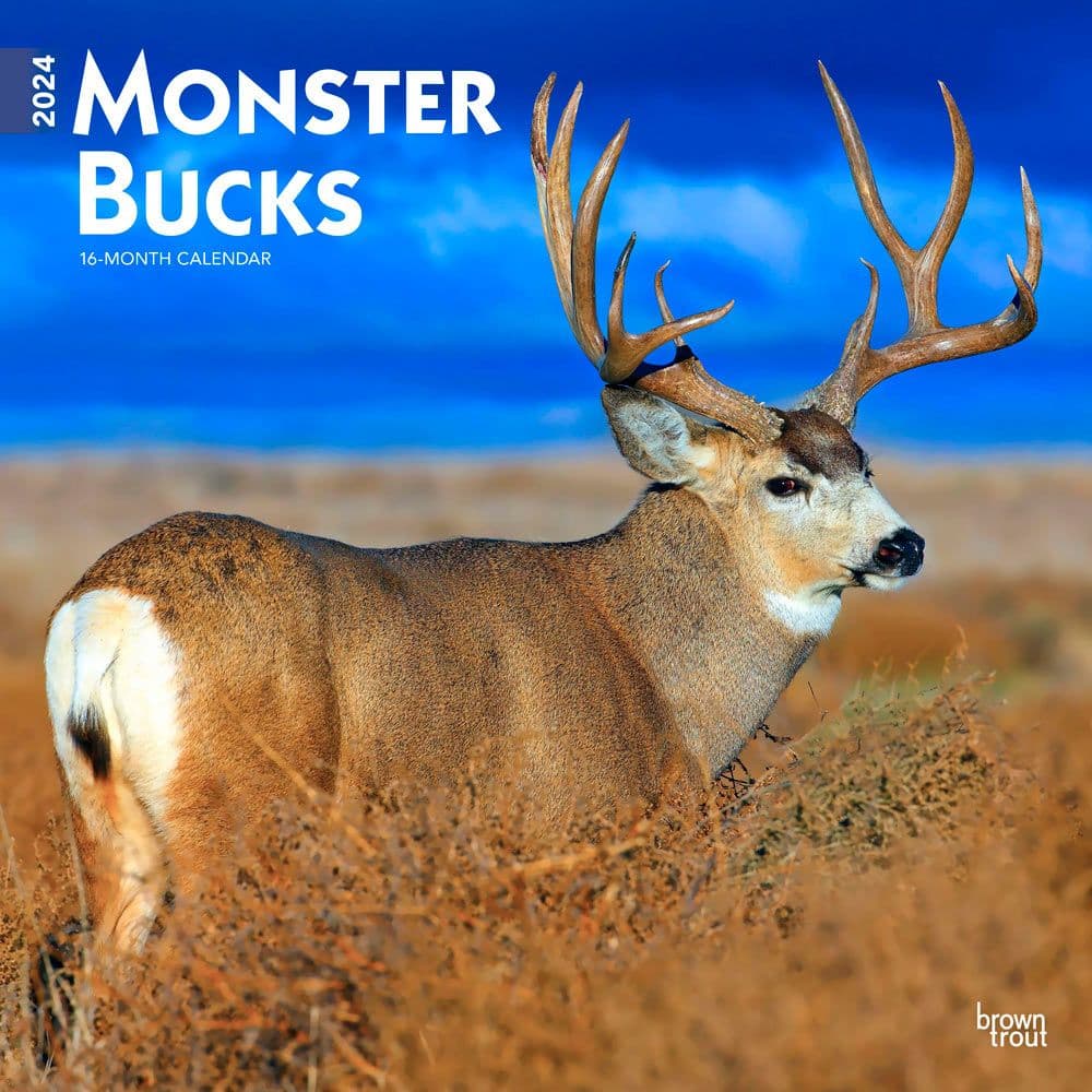 Monster Bucks 2024 Wall Calendar Main Image