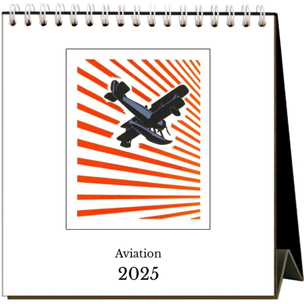 Aviation 2025 Easel Desk Calendar Main Image