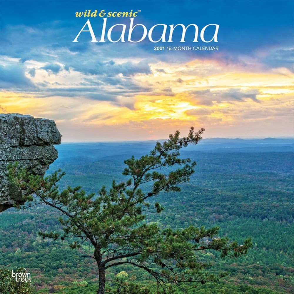 Alabama Wild and Scenic Wall Calendar