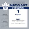 image NHL Toronto Maple Leafs 2027 Desk Calendar Second Alternate Image