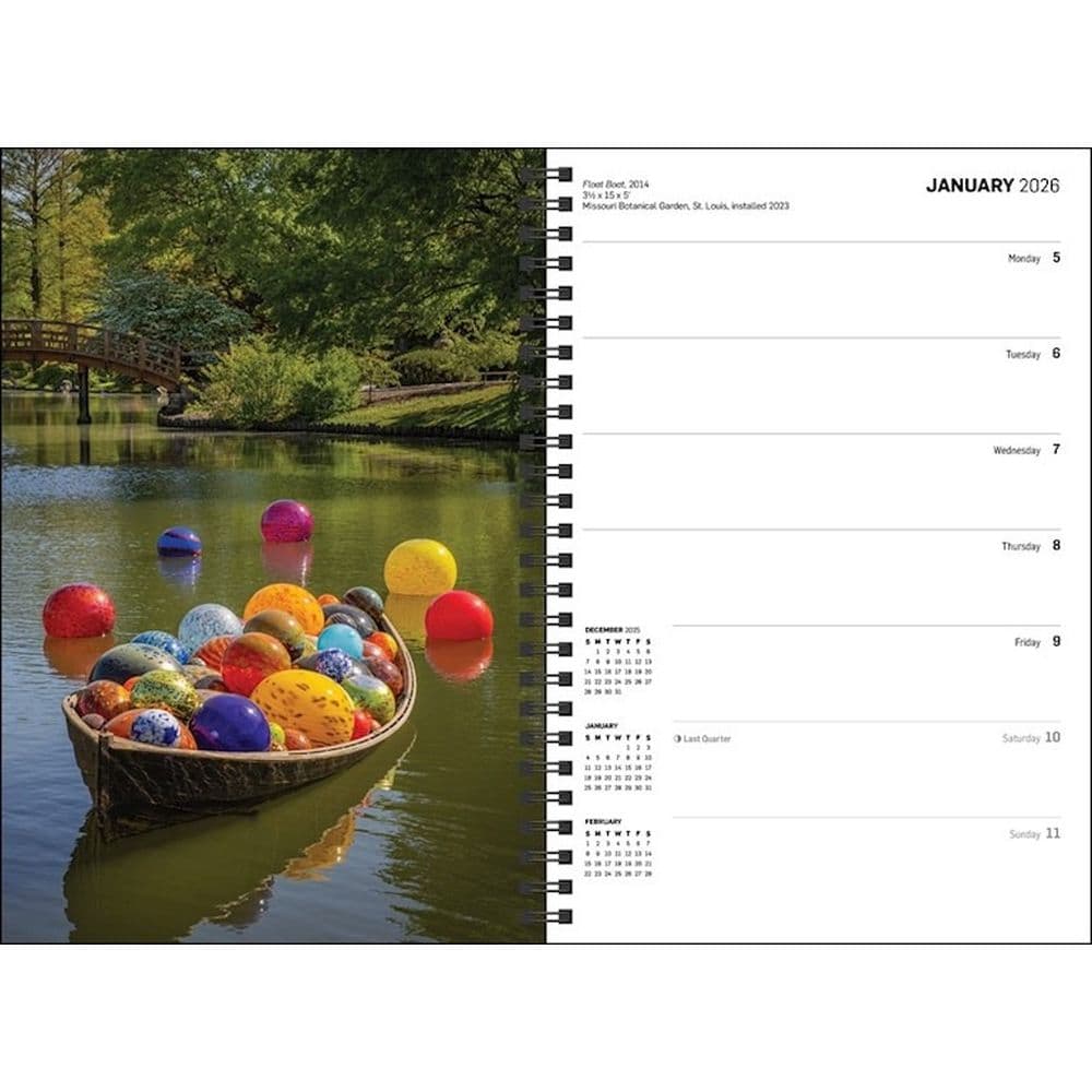 Chihuly 12 Month 2026 Weekly Planner First Alternate Image
