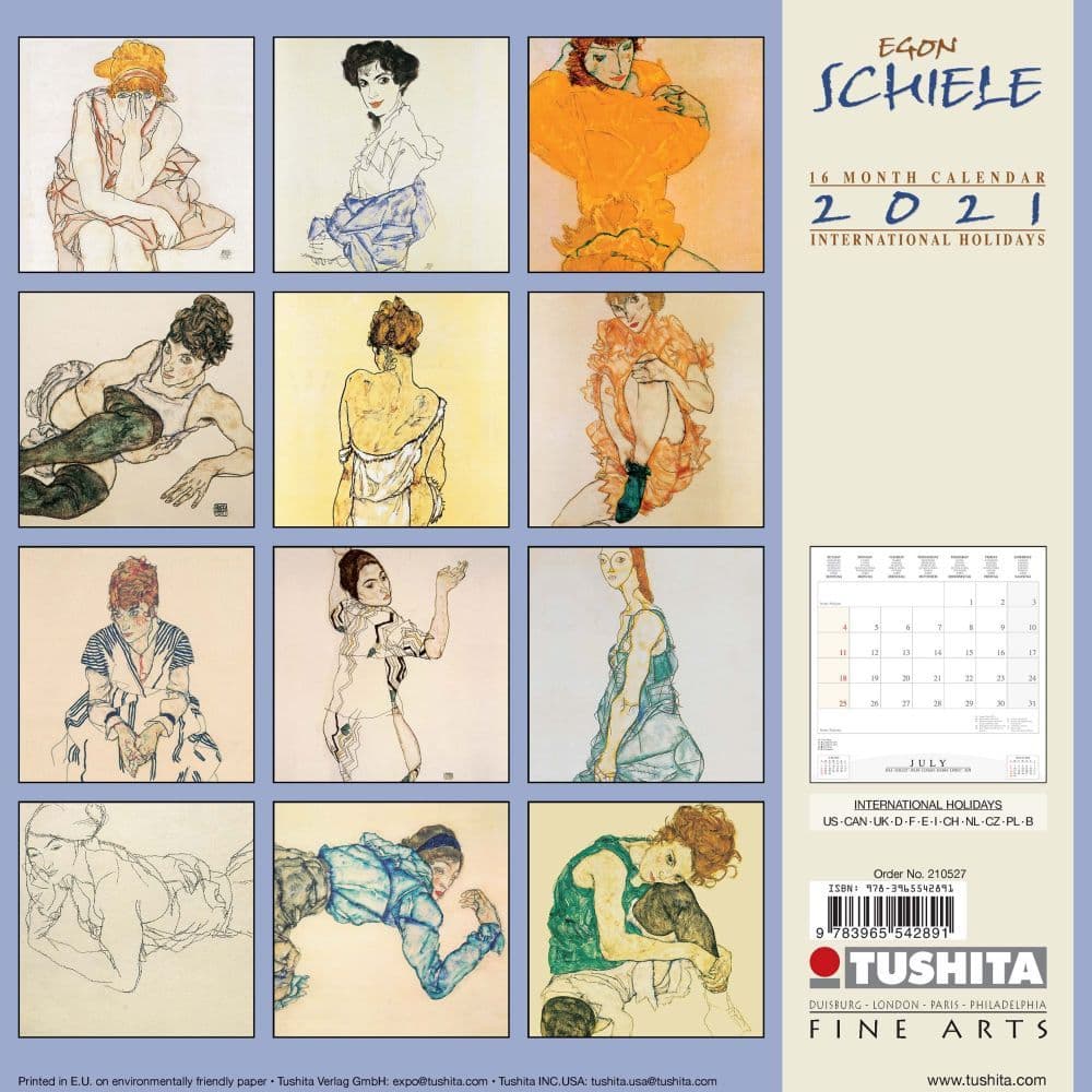 7+ 2022 calendar egon schiele image ideas