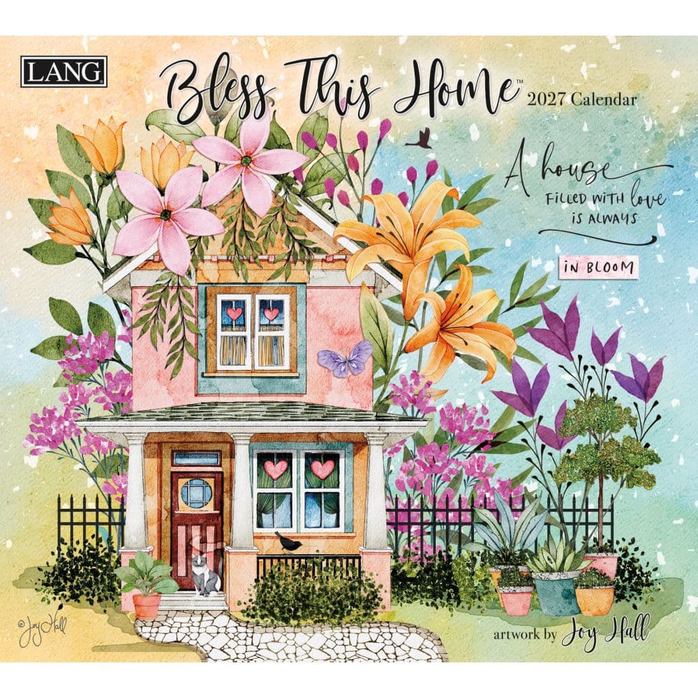 Bless This Home 2027 Wall Calendar by Joy Hall Main Product Image