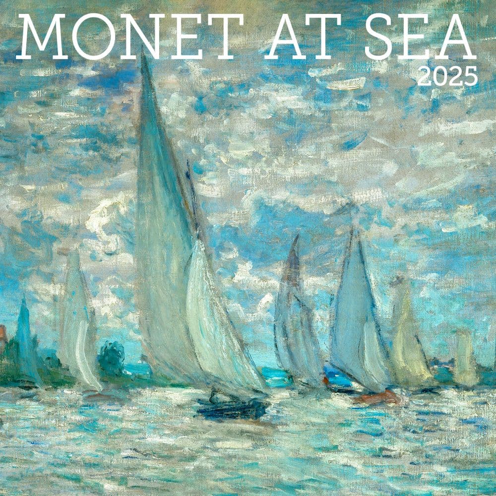 Monet At Sea 2025 Wall Calendar Main Image