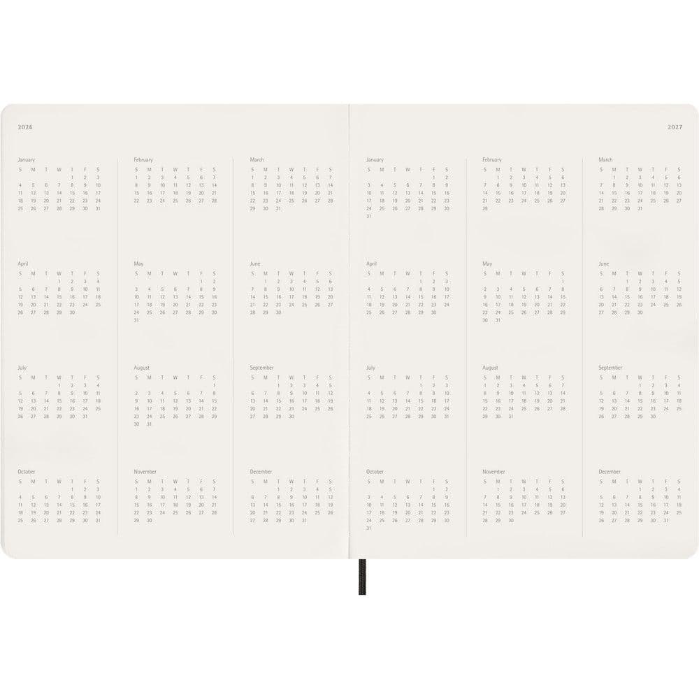 Black Weekly 2026 Planner Fifth Alternate Image