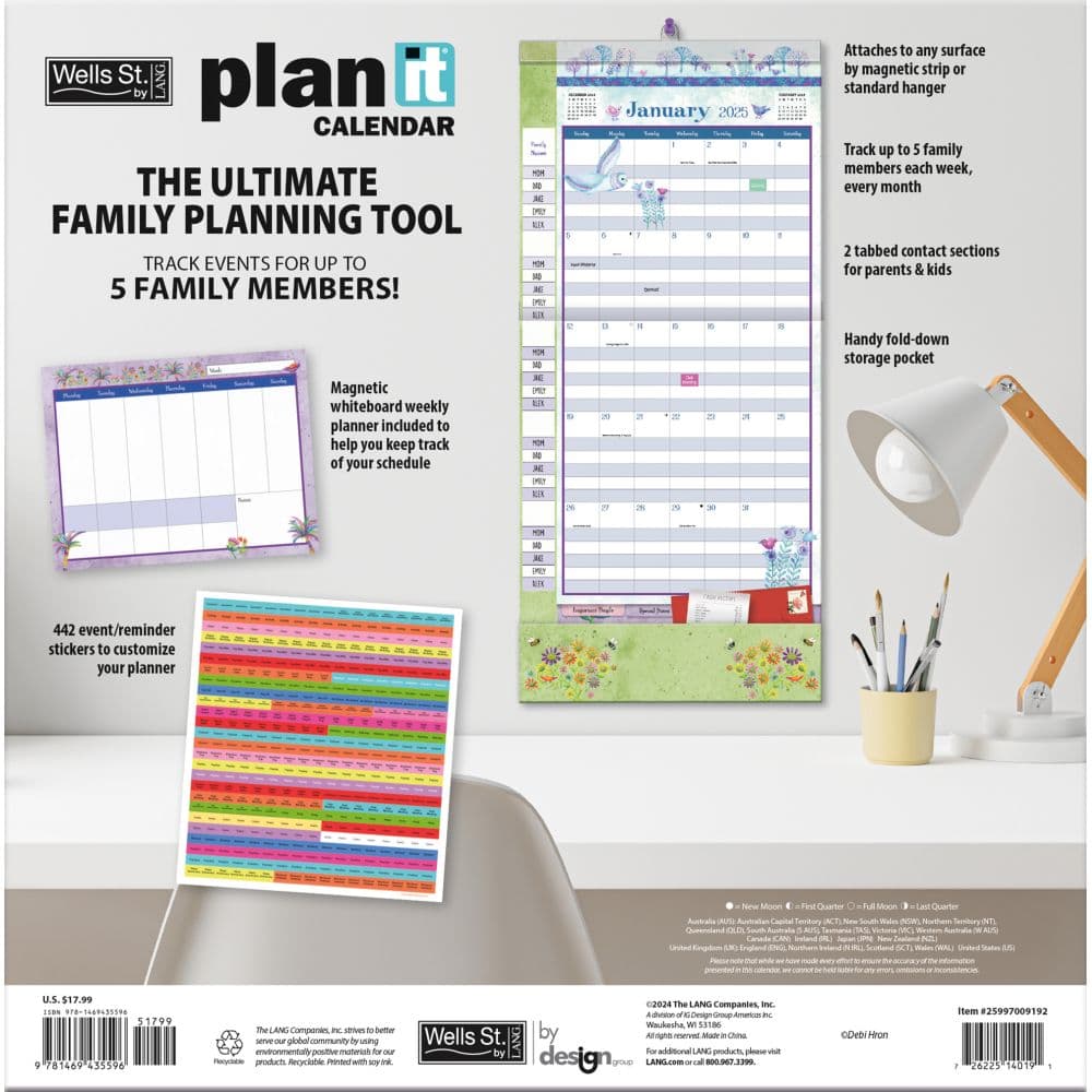 Simply Grateful Plan It 2025 Planner First Alternate Image