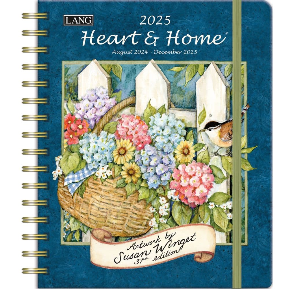 Heart and Home by Susan Winget 2025 Deluxe Planner - Calendars.com