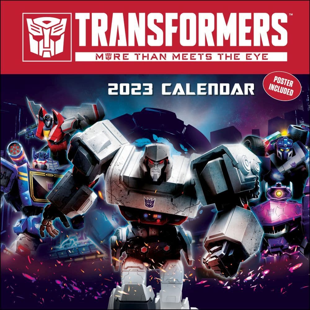 Transformers Generations 2023 Wall Calendar