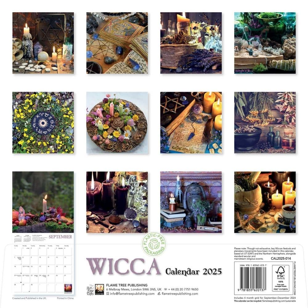 Wicca 2025 Wall Calendar First Alternate Image