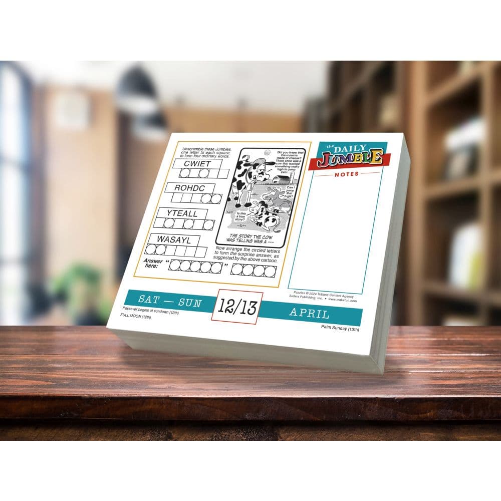 The Daily Jumble 2025 Desk Calendar Fourth Alternate Image width=&quot;1000&quot; height=&quot;1000&quot;