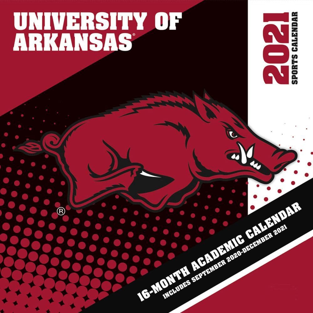 Arkansas Razorbacks Mini Wall Calendar