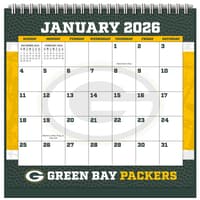 image NFL Green Bay Packers 2026 Easel Desk Calendar Main Product image