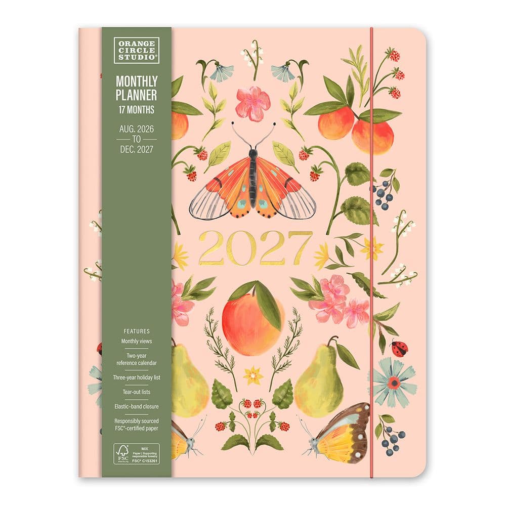 image Fruit and Flora Just Right 2027 Monthly Planner Main Product Image