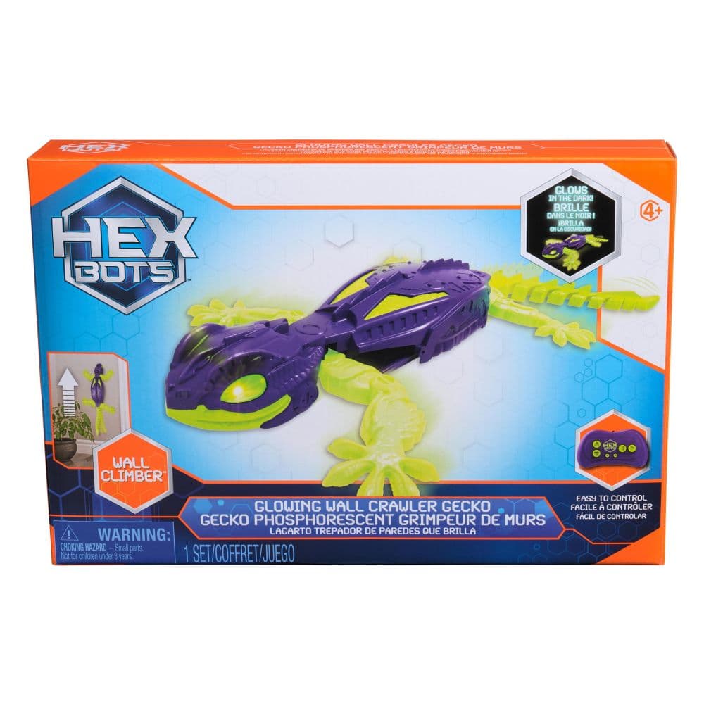 Hex Bots Glow-in-the-Dark Wall Crawler Gecko Fourteenth Alternate Image