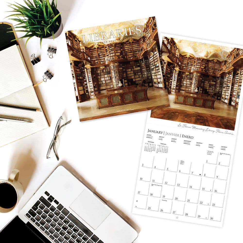 Libraries 2027 Wall Calendar Fourth Alternate Image
