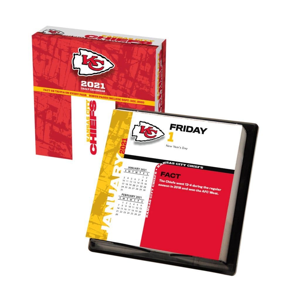 Kansas City Chiefs Desk Calendar