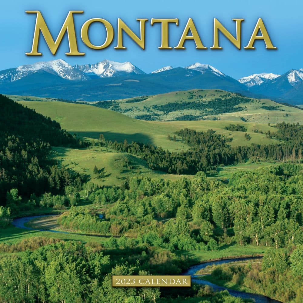 Sunrise Sunset Calendar 2023 Montana Scenic 2023 Wall Calendar