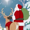 image Santa Reindeer Look At Star Christmas Card Fourth Alternate Image width=&quot;1000&quot; height=&quot;1000&quot;