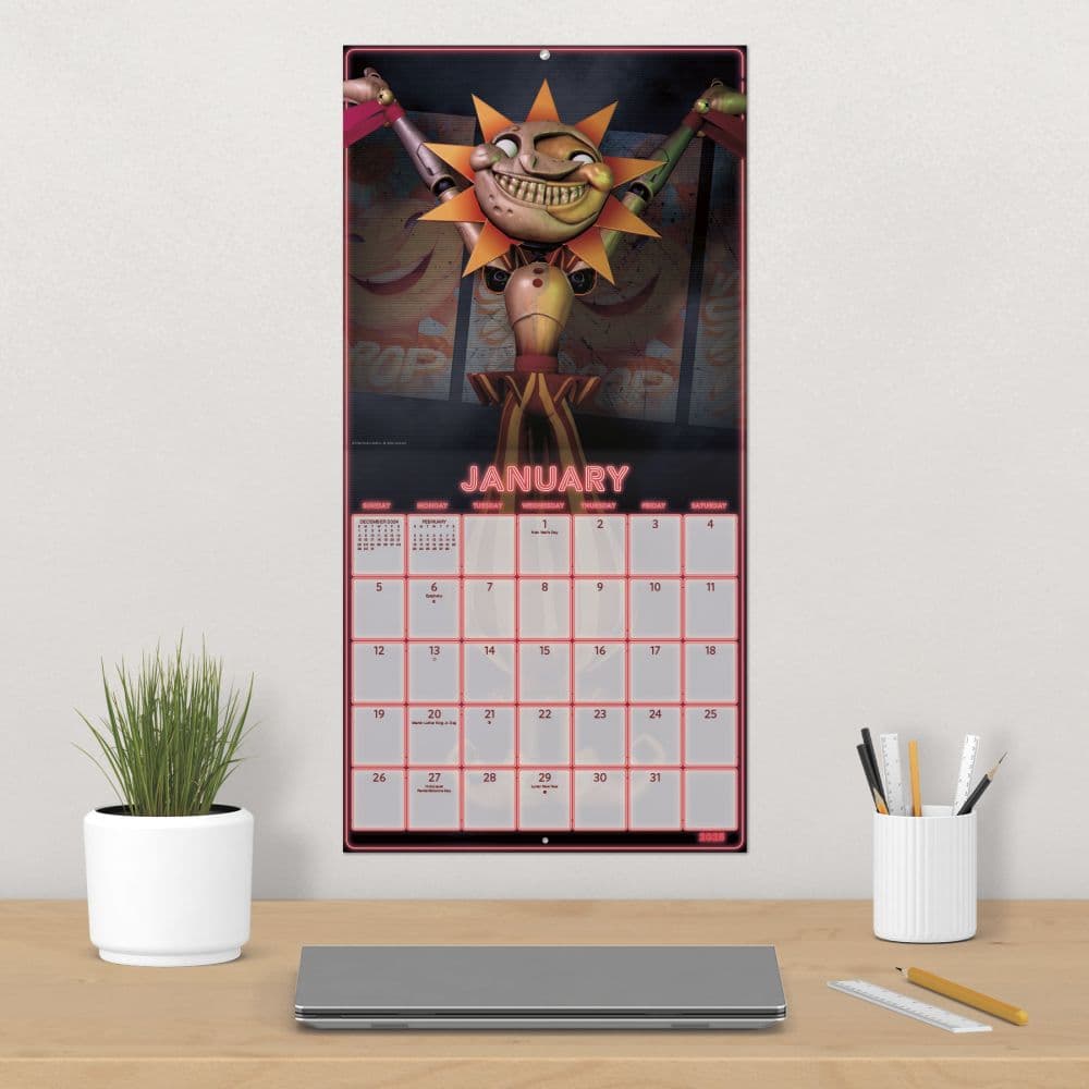 Five Nights at Freddys 2025 Wall Calendar Fourth Alternate Image width=&quot;1000&quot; height=&quot;1000&quot;