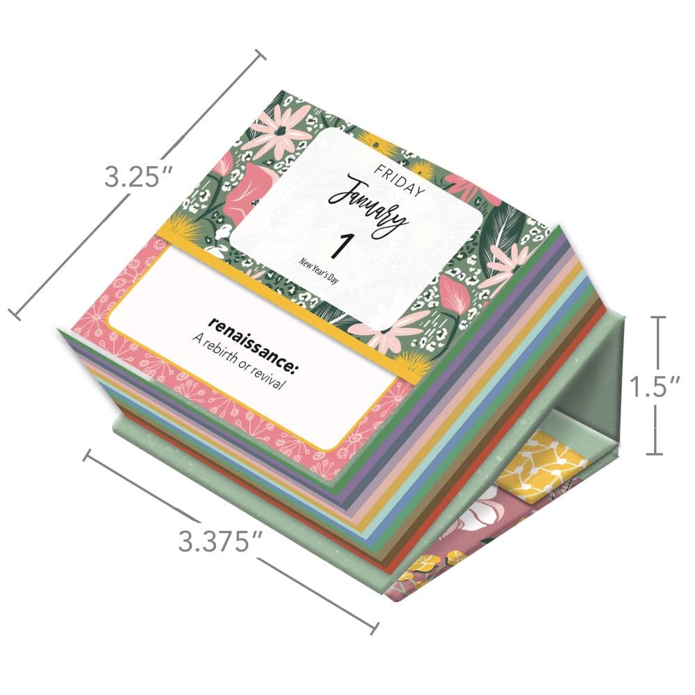 Positive Vibes 2027 Desk Calendar by Heather Dutton Fourth Alternate Image