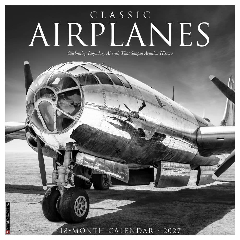 Classic Airplanes 2027 Wall Calendar Main Product Image