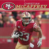 image NFL San Francisco 49ers Christian McCaffrey 2027 Wall Calendar Main Product image