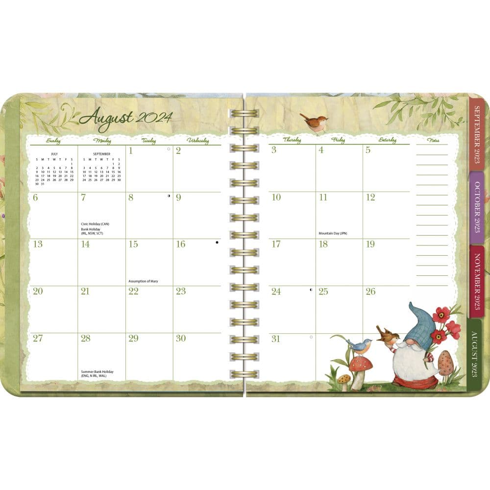 Gnome Sweet Gnome Deluxe 2024 Planner Alternate Image 1