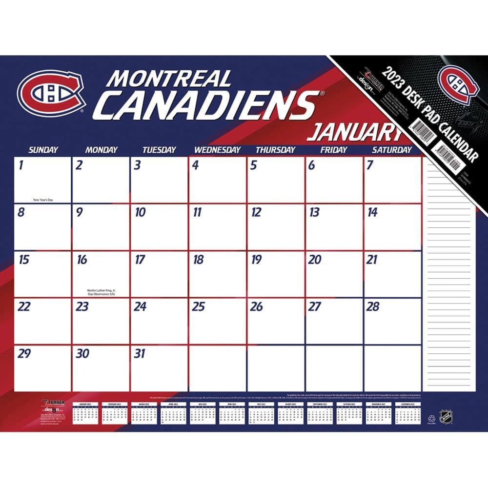 nhl-montreal-canadiens-2023-desk-pad-calendars