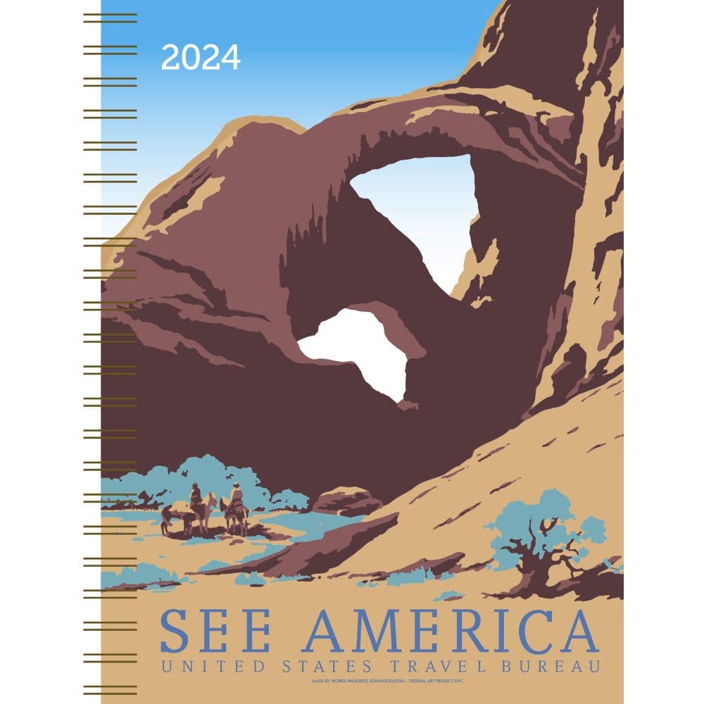 National Parks WPA 17Month Flexi Planner Main Product Image width=&quot;1000&quot; height=&quot;1000&quot;