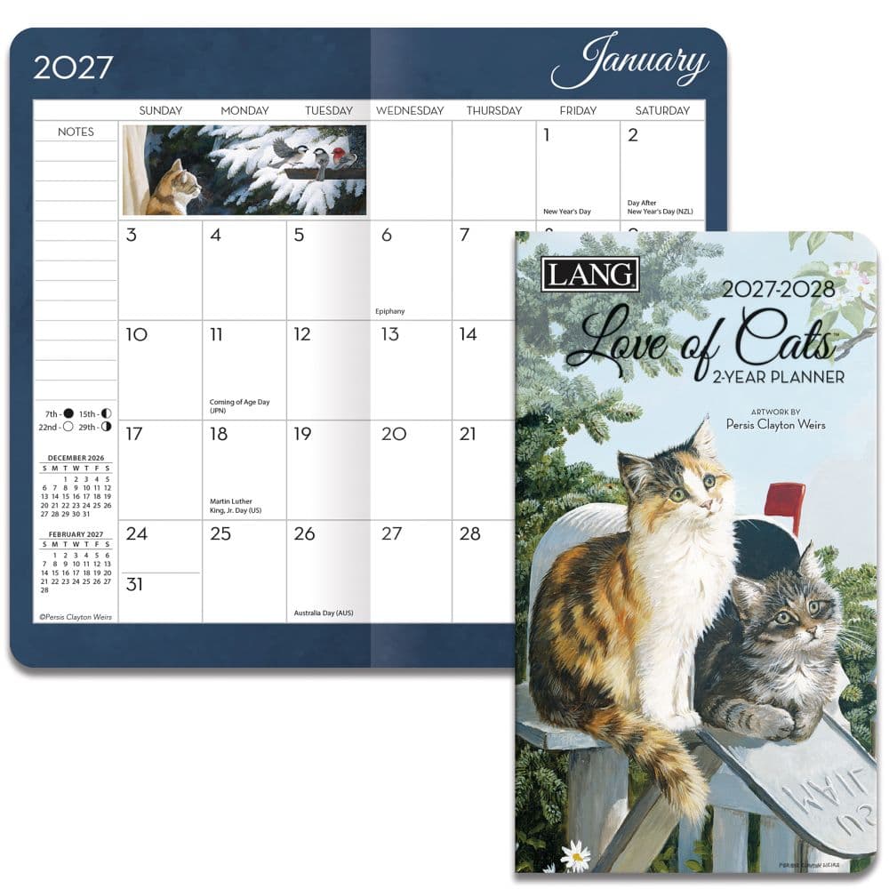Love Of Cats 2027 Planner by Persis Clayton Weirs Second Alternate Image