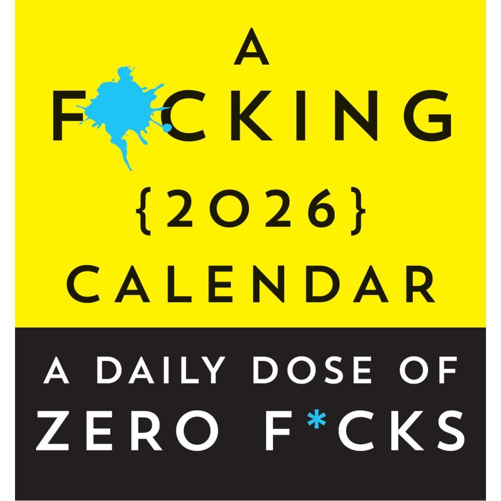 Fcking 2026 Desk Calendar Third Alternate Image