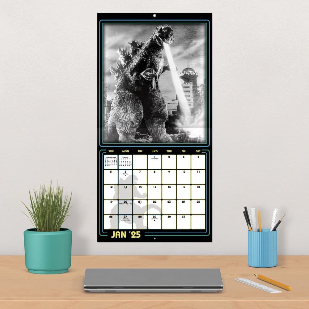 Godzilla Classic 2025 Wall Calendar Fourth Alternate Image width=&quot;1000&quot; height=&quot;1000&quot;